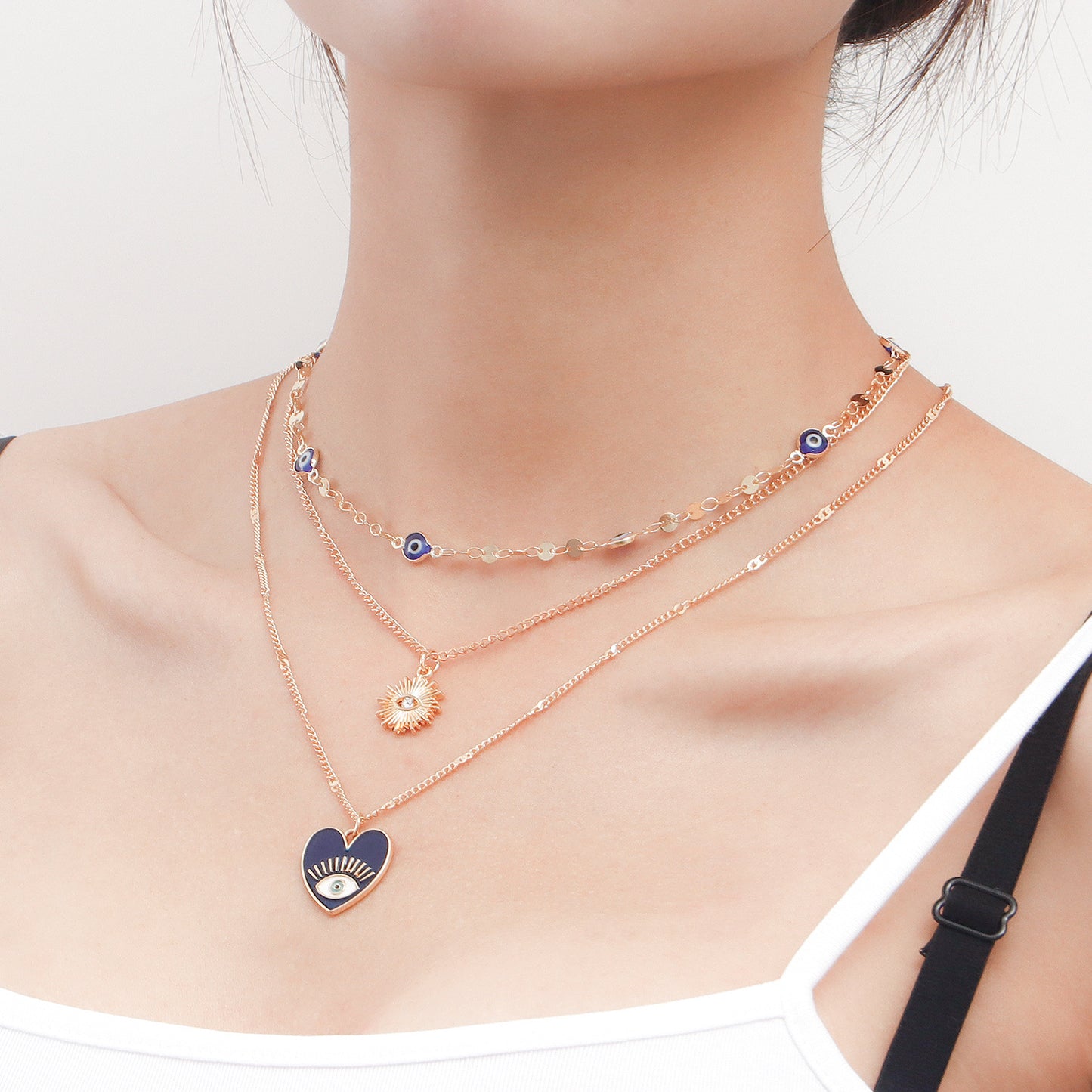 Devil's Eye Clavicle Chain Cold Wind Female Necklaces