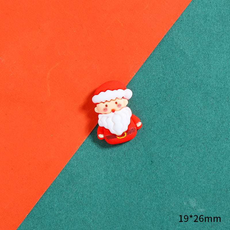 Cartoon Christmas Series Resin Cream Glue Jewelry Accessories