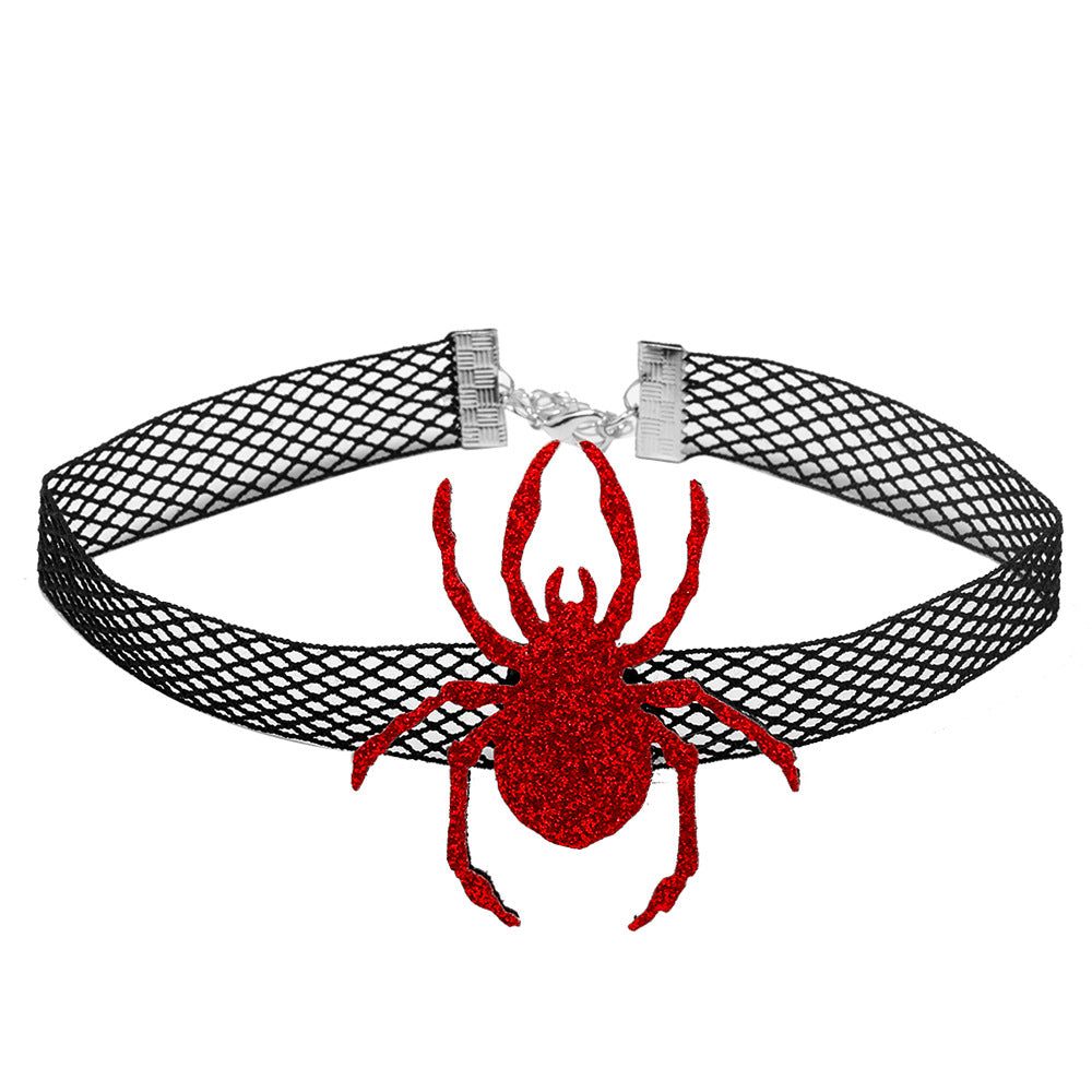 Halloween Fashion Spider Bat Personalized Clavicle Chain Gothic Collar