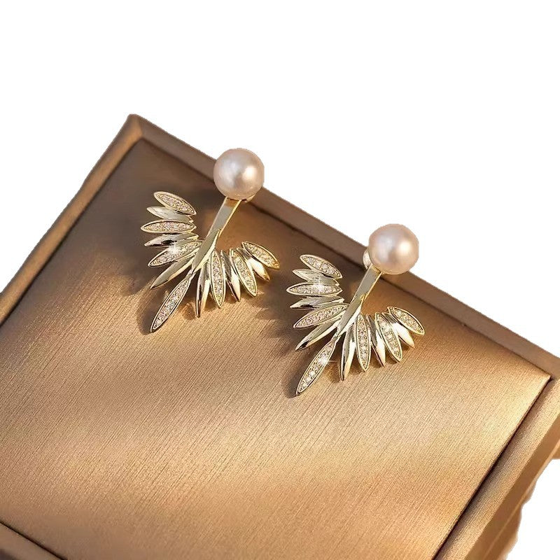 Pearl Elegant Cold Style Personalized High-grade Earrings