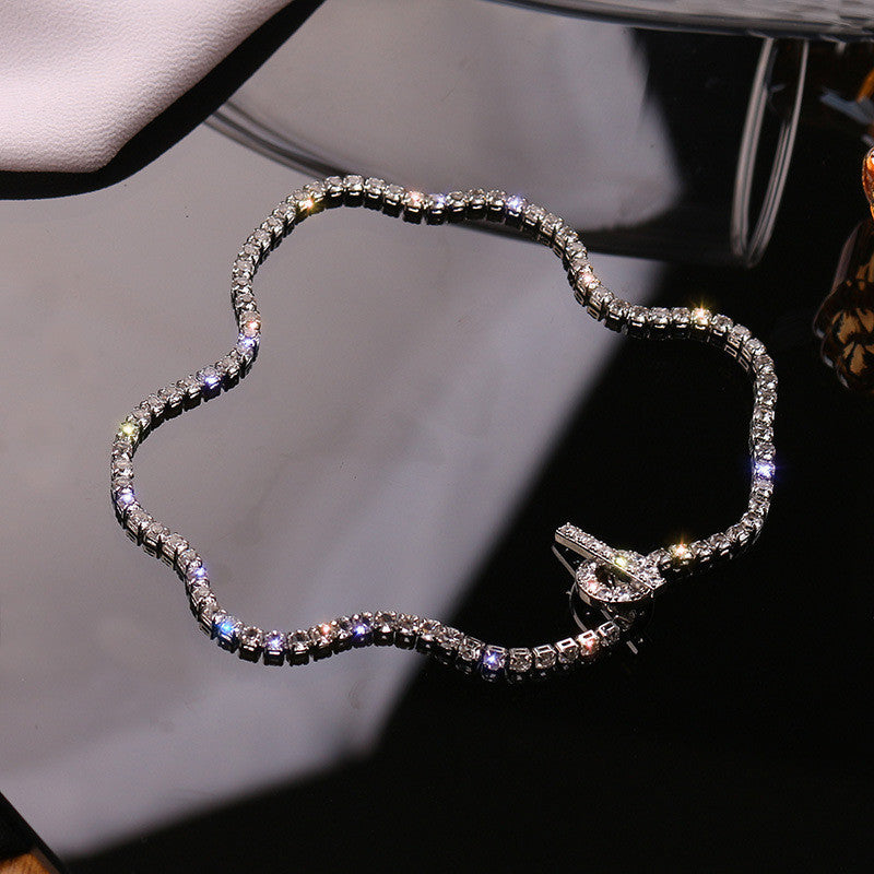 Flash Buckle Claw Chain Female Niche Design Necklace
