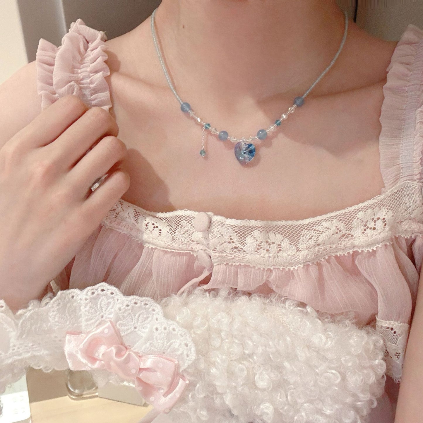 Luxury Minority Fresh Dopamine Sweet Clavicle Chain Necklace