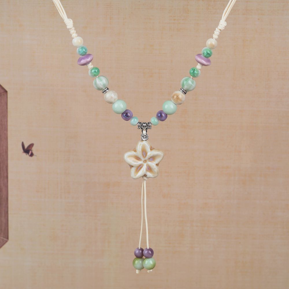 Chinese Ethnic Style Butterfly Niche Ancient Necklaces