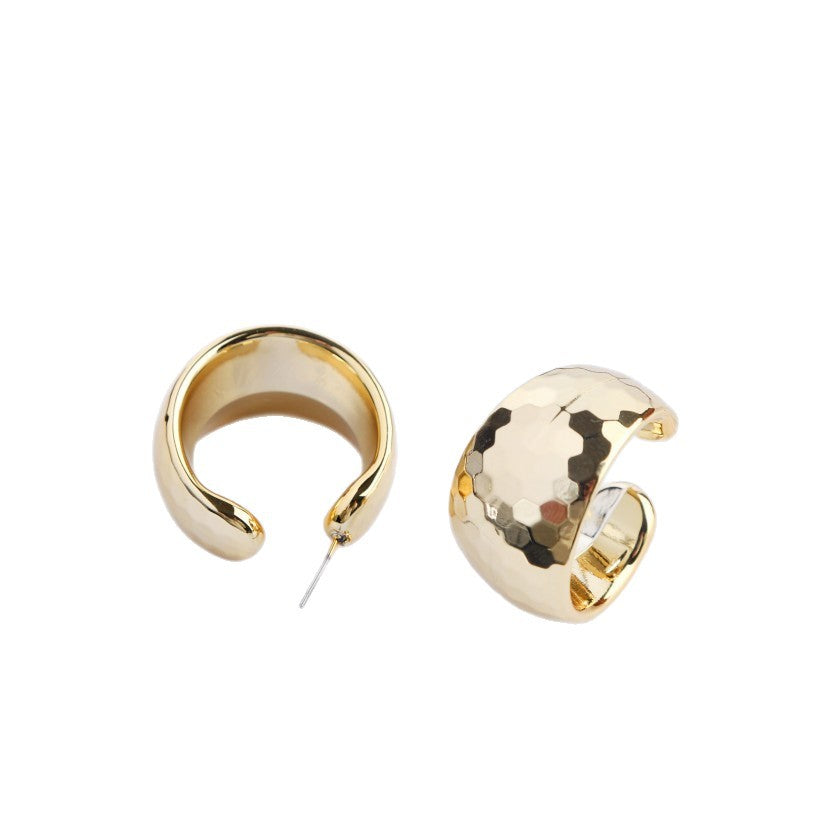 Shaped Steel Needle Graceful Personality High-grade Earrings