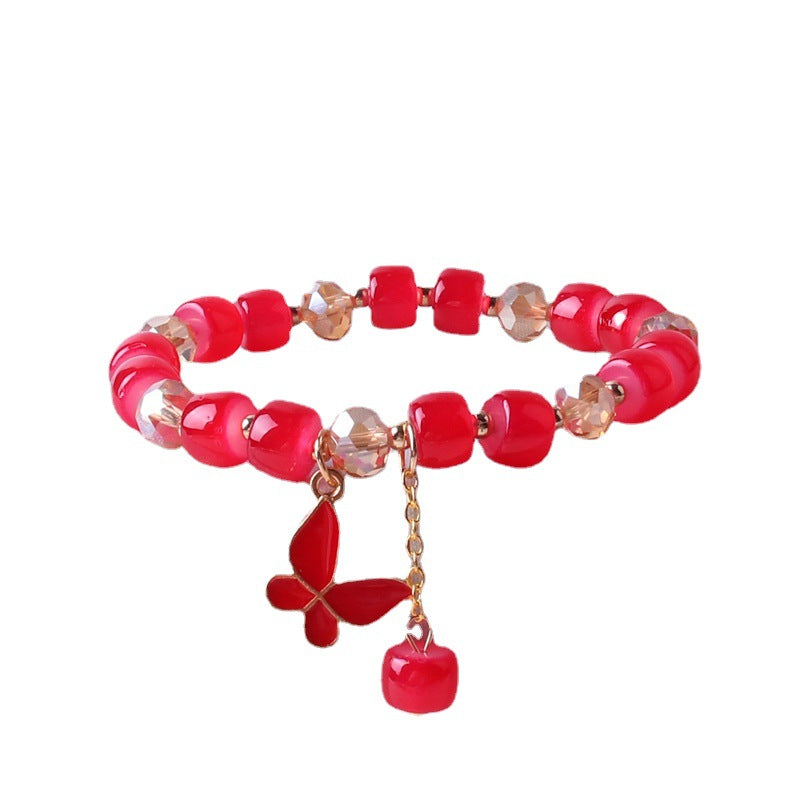 Women's Butterfly Crystal Simple Fashion Colorful Fresh Stall Will Bracelets