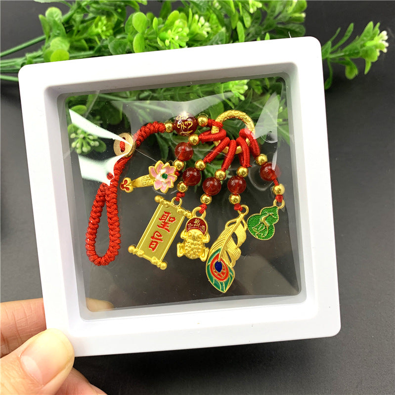 Copper Couple National Fashion Enamel Dripping Oil Hanging Ornaments