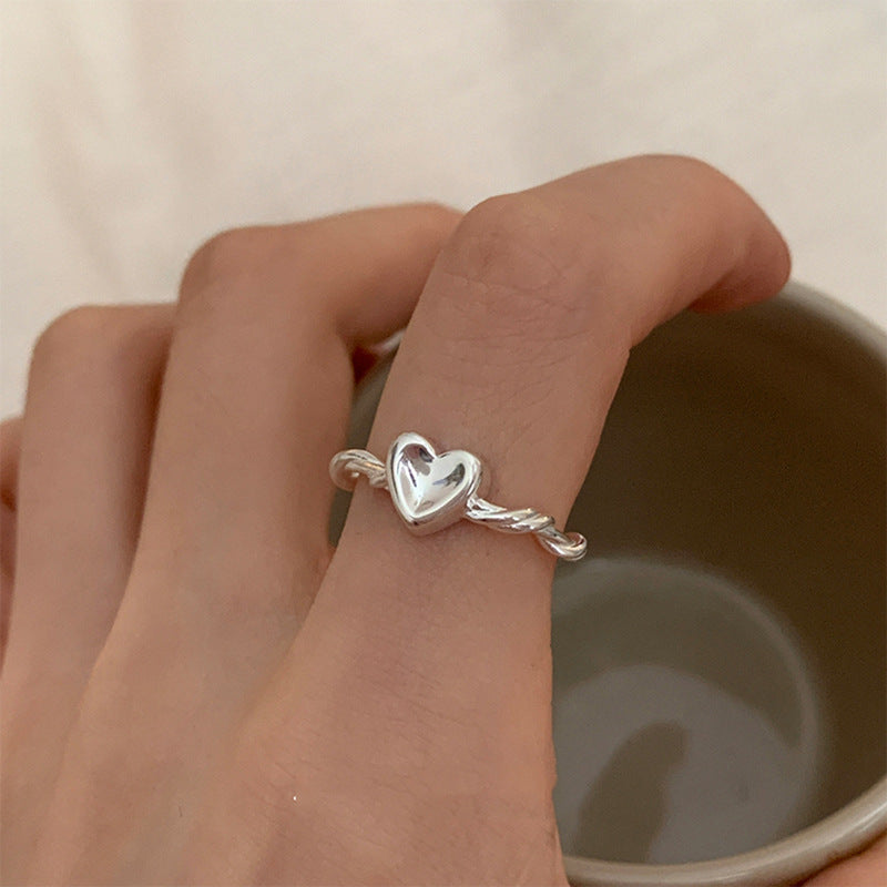 Cute Anime Cartoon Figures Small Female Niche Design Adjustable Ring