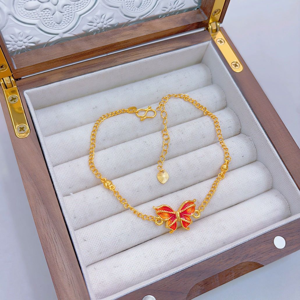 Love Of Butterfly Shop Fashion Double Bracelet