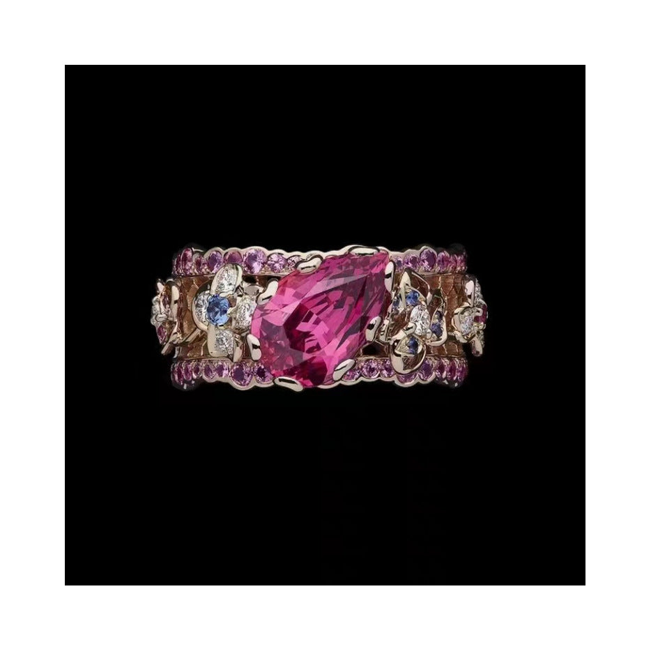 Women's Diamond High Quality Elegant French Open Ring