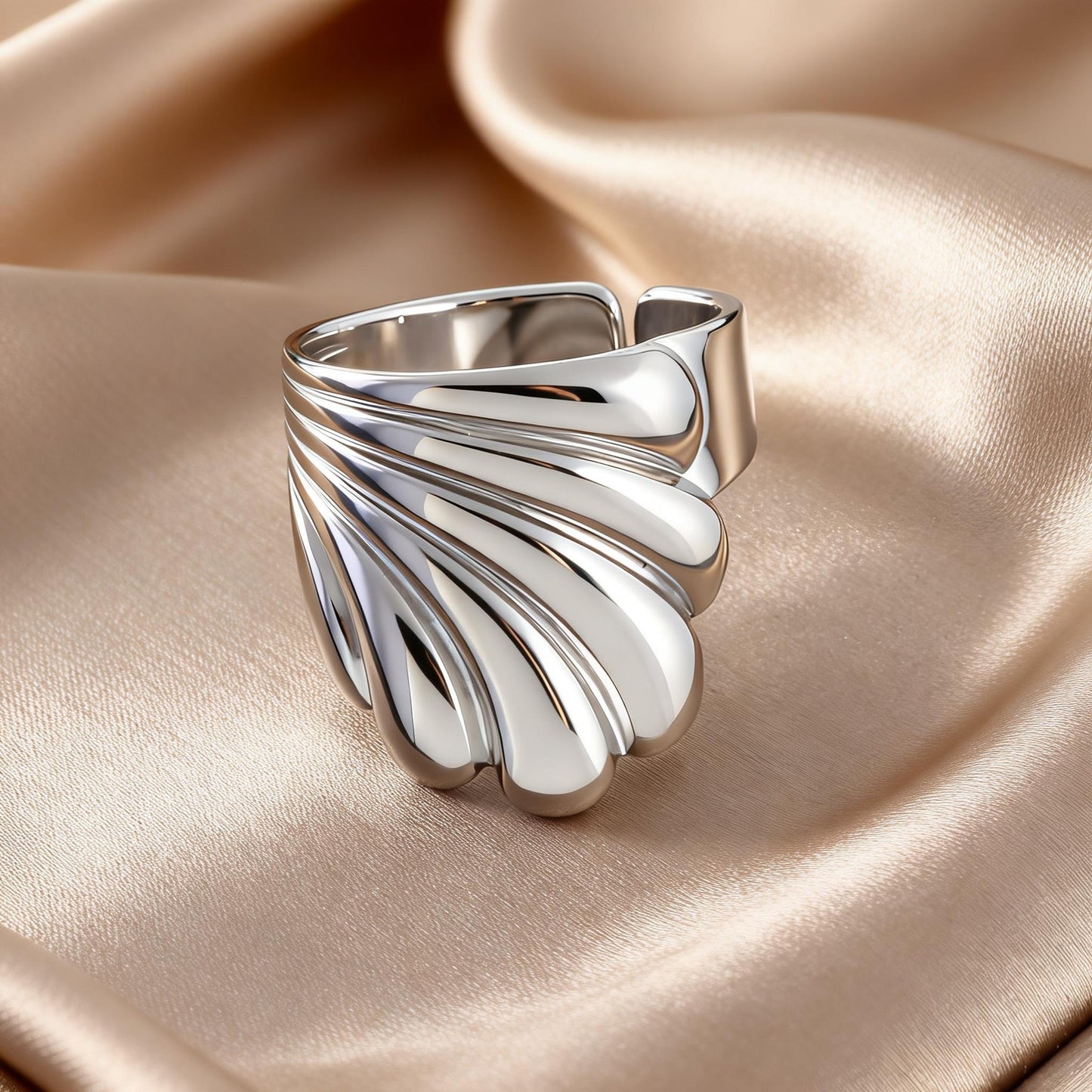 Steel Open-end Niche High-grade Fashion Trend Affordable Luxury Style Ring