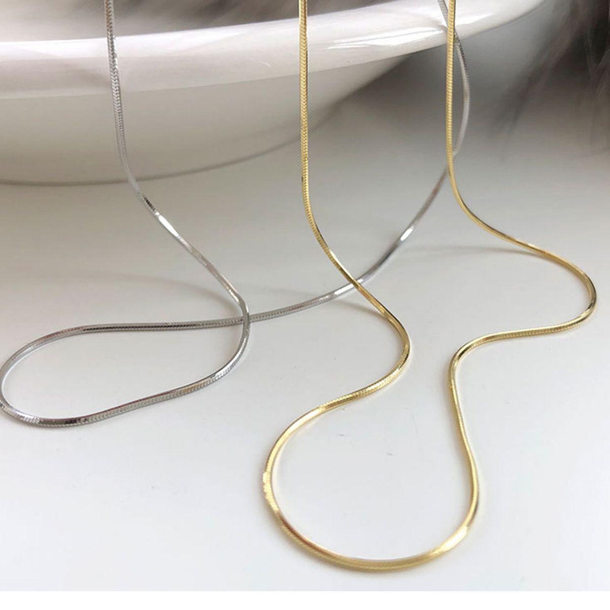 Chain Cold Wind Double Layer Twin Necklaces