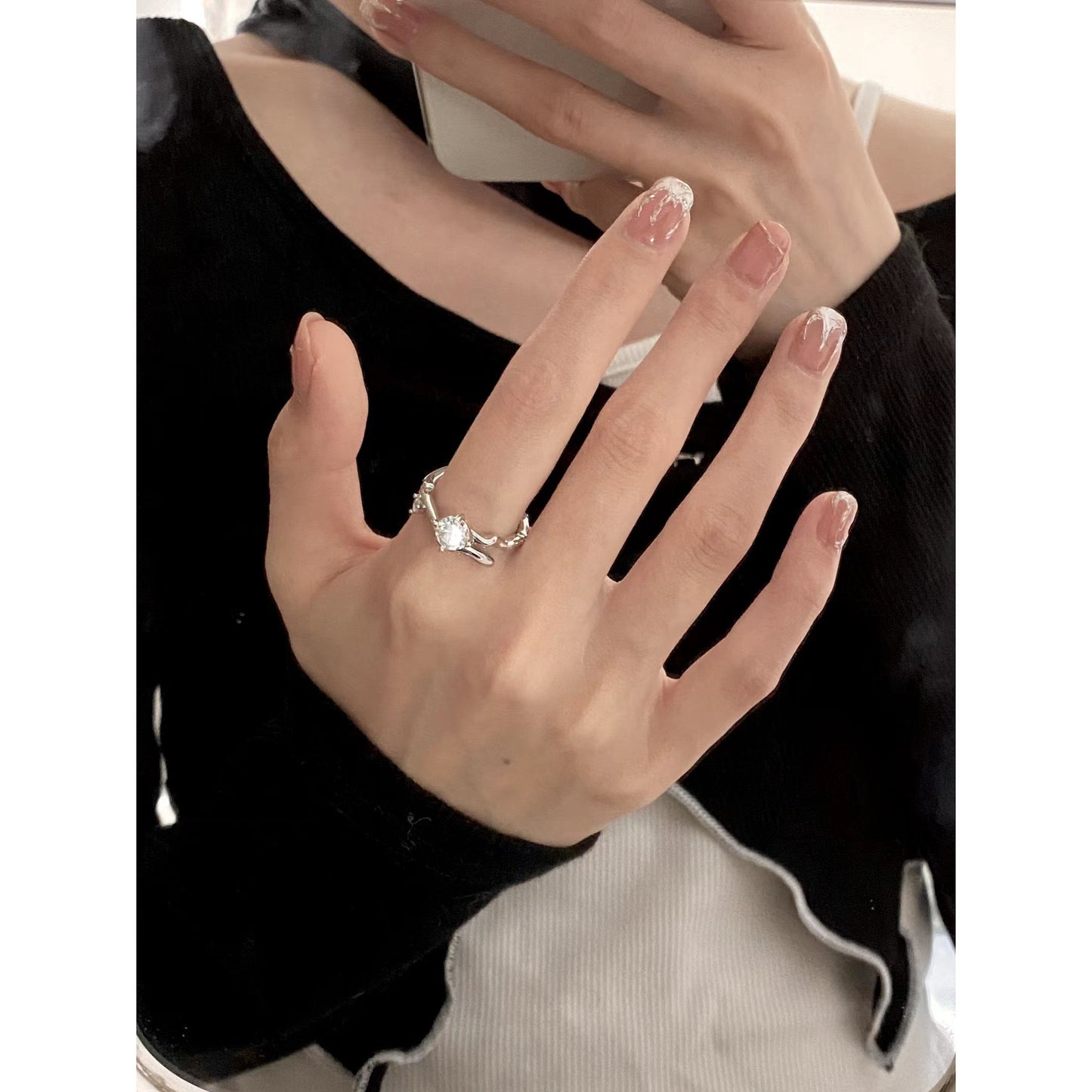 Finger Light Luxury Advanced Sense Temperament Rings