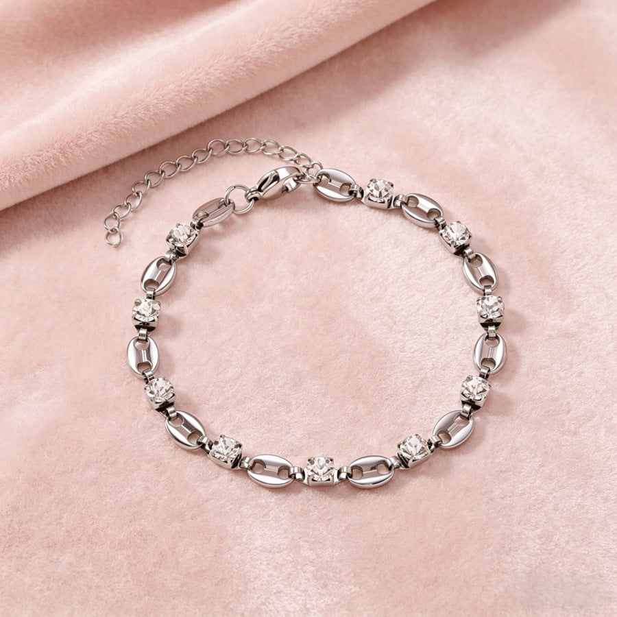 Pig Nose Diamond Ear Trendy High Quality Jewelry Set