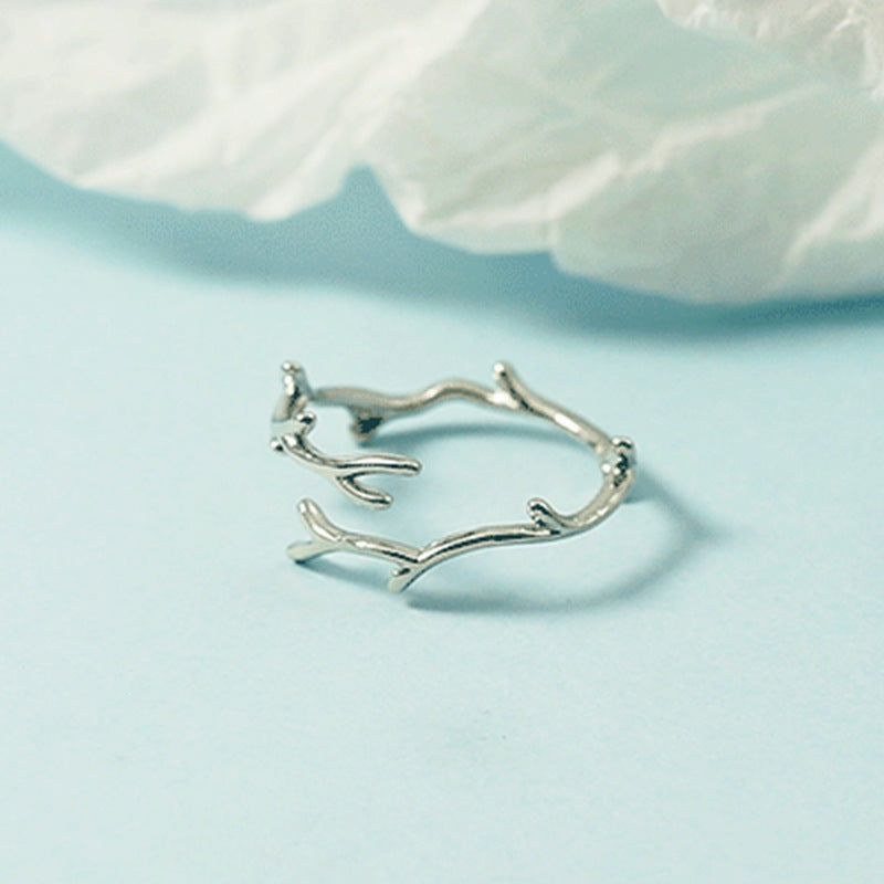 Cold Style Adjustable Simple Mori Personality Artistic Temperament Design Rings