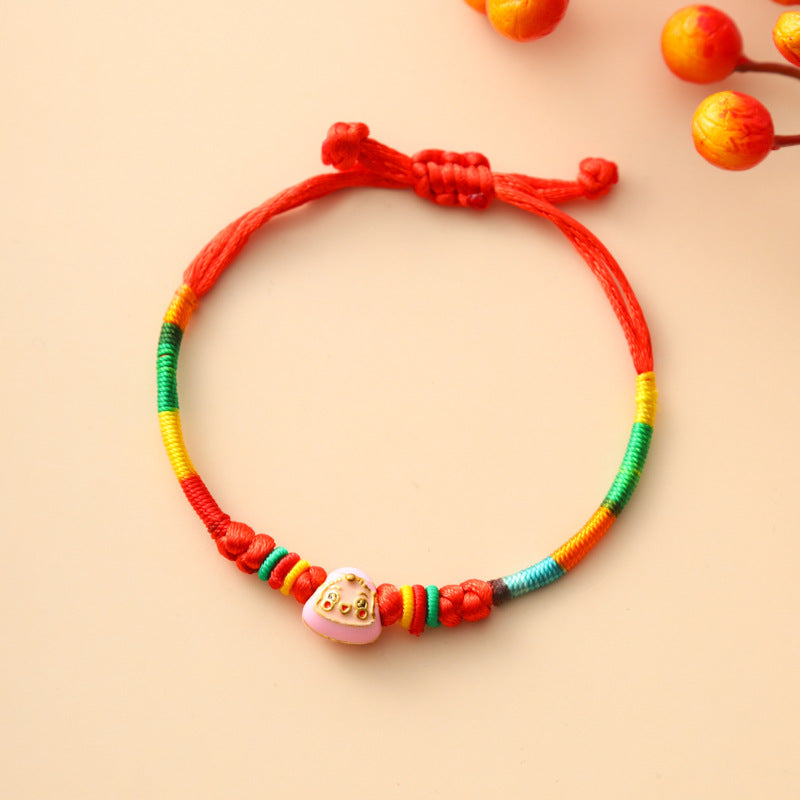 Children's Hundred Dragon Boat Festival Colorful Braided Rope Batches Of Goods Bracelets