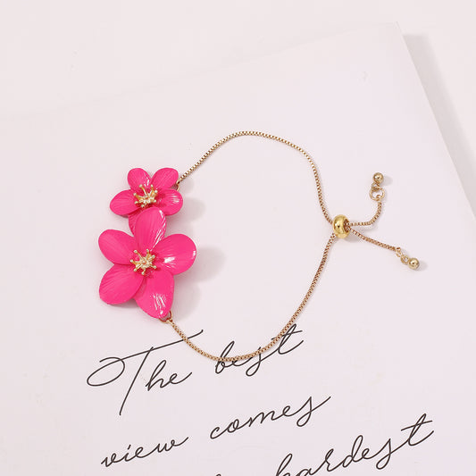 Flower Niche Sweet Senior Light Luxury Earrings
