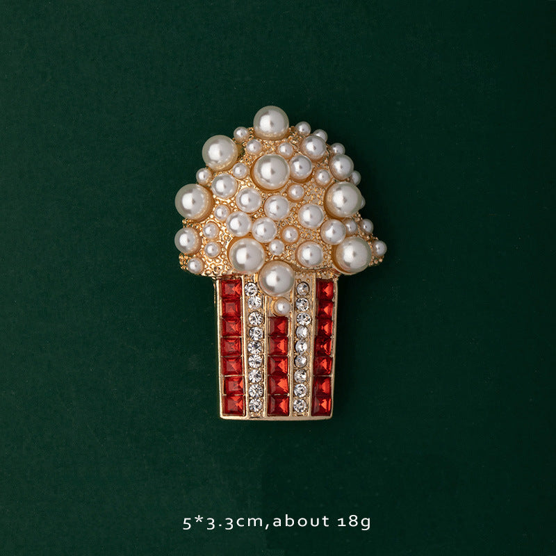 Plant Lapel Pin Fruit Food Mixed Brooch Badge Brooches