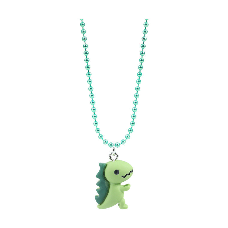 Children's Trendy Dinosaur Cartoon Doll Ornament Necklaces