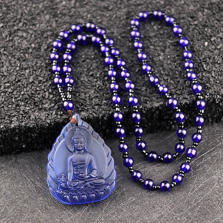 Live Broadcast Buddha Green Tara Ornaments Male Female Pharmacist Necklaces