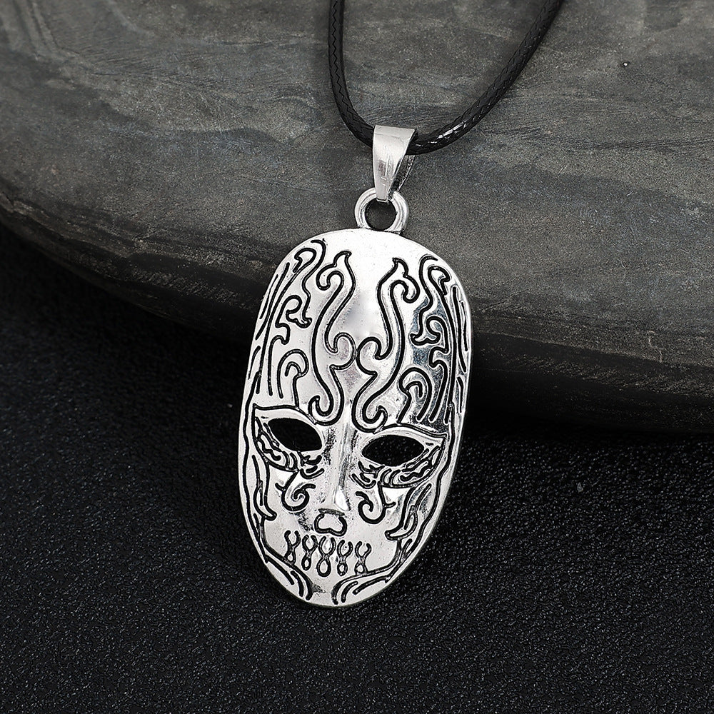 Men's Films Television Series Death Mask Head Long Pendants