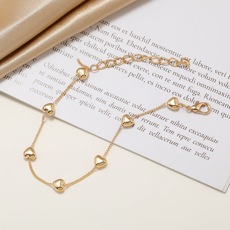 Love High-grade Refined Simple Niche Design Bracelet