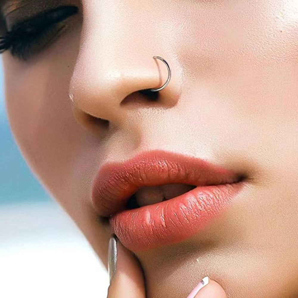 Steel Human Body Piercing Accessories Nipple Nose Earrings