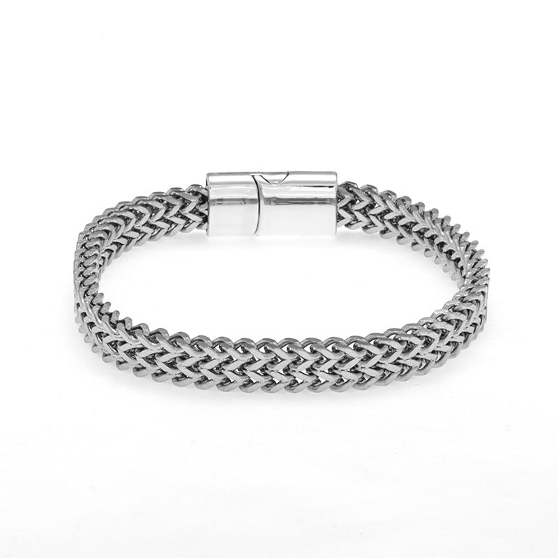 Positive Negative Scale Press Buckle Fashion Bracelets