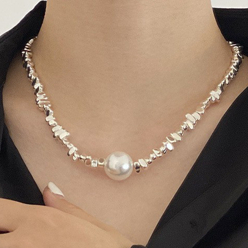 Women's Stitching Heart Clavicle Chain Light Luxury Necklaces