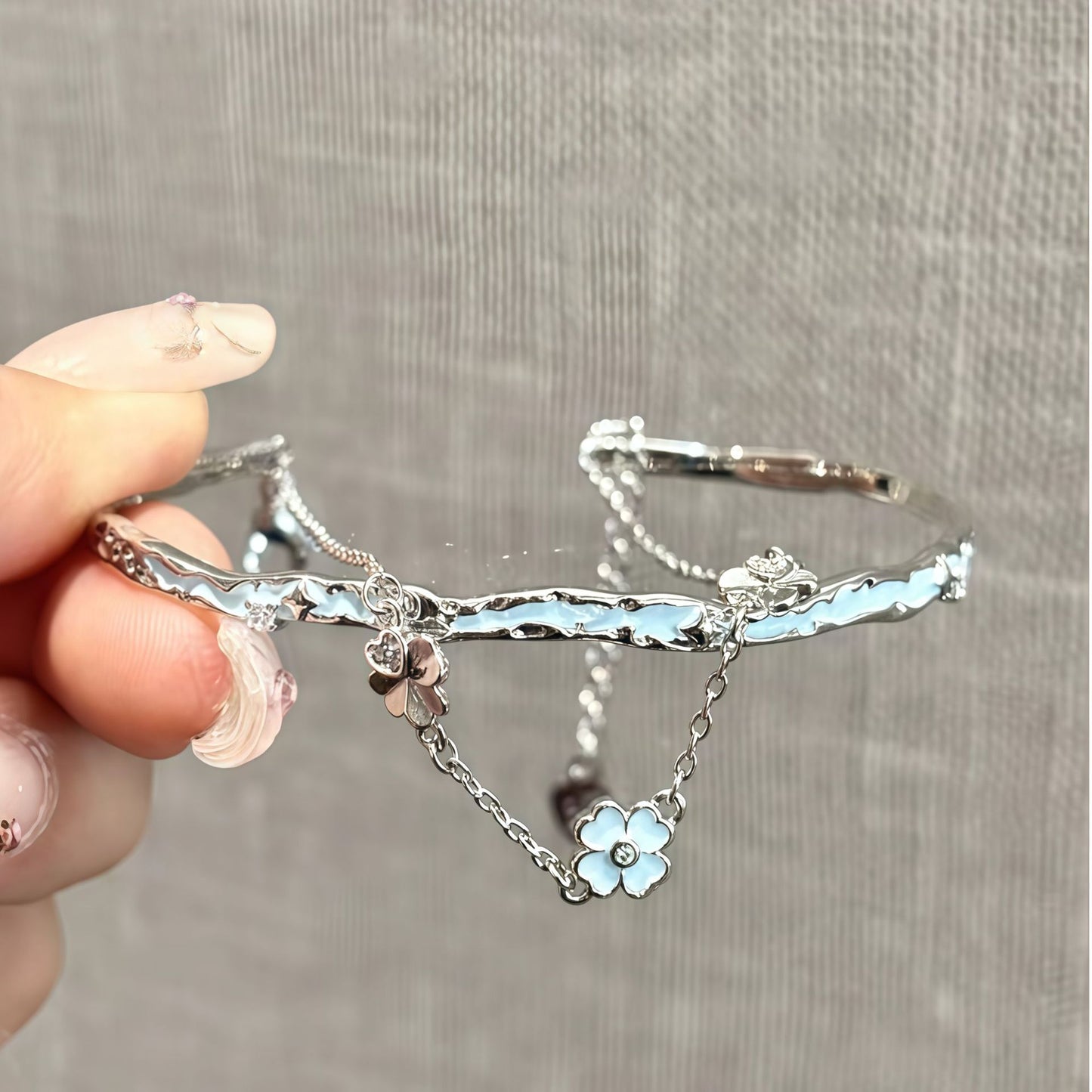 Women's Fashion Wrist Luminous Four-leaf Clover Birthday Gift For Girlfriend Rings