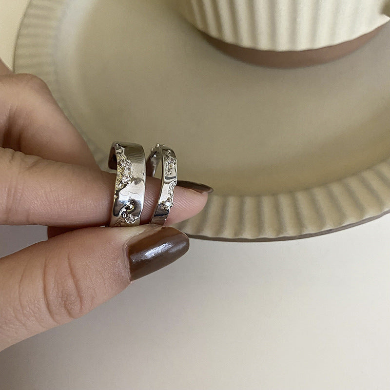 Female Cold Wind Couple Combination Personalized Ring