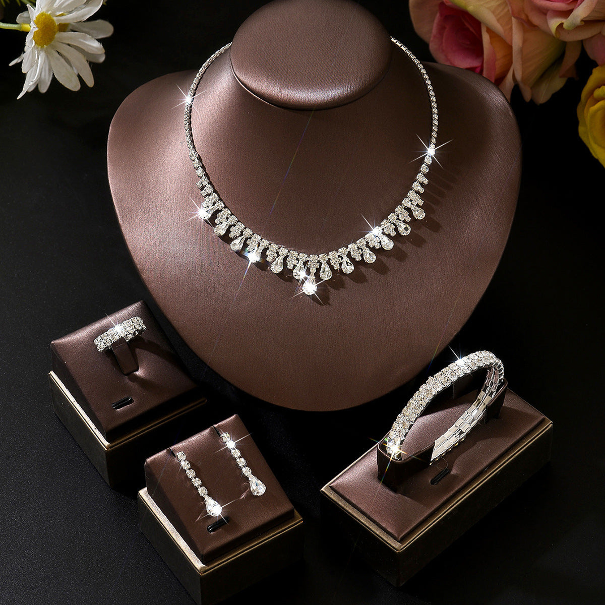Suit Fashionable Simple Exquisite Fresh High Sense Birthday Gift Jewelry Set