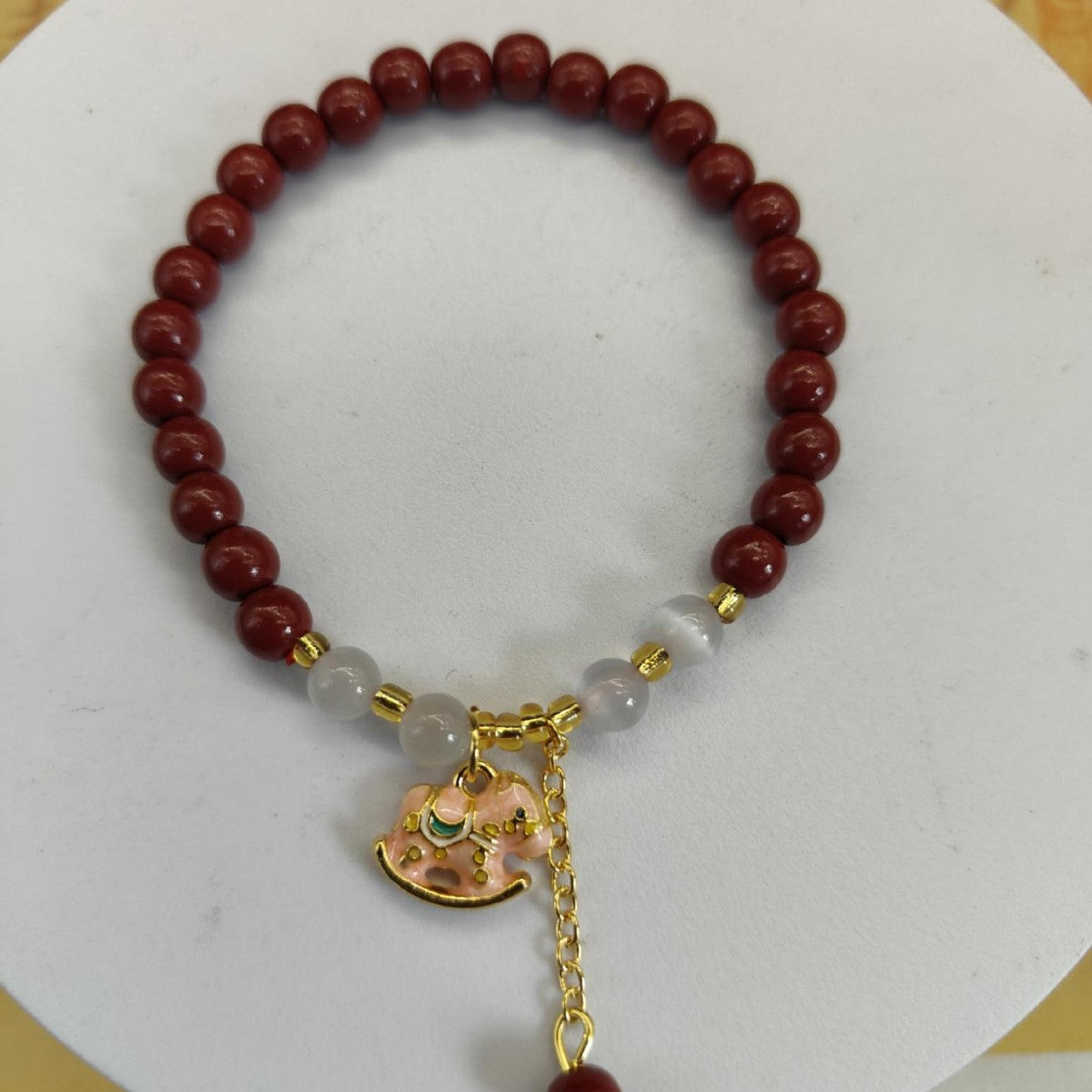 Soon Rich Cinnabar Lucky Beads Chinese National Fashion Ma Bracelet