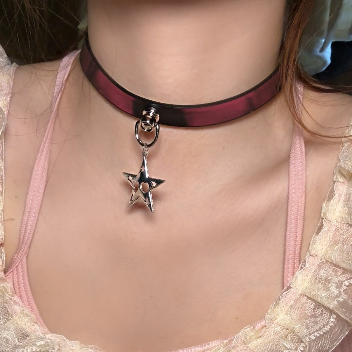 Paw Hot Soft Leather Trendy Cool High-grade Collar