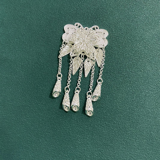 Clothes Miao Magnets Sier Hat Peacock Phoenix Pendants
