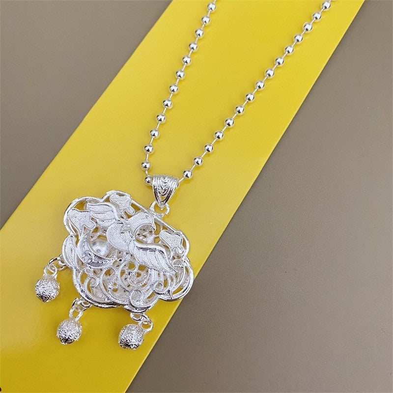 Sweater Chain Ethnic Style Artistic Exaggerated Scenic Necklaces