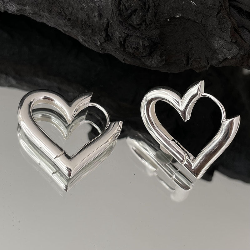 Women's Korean Style Niche Glossy Lovely Ear Clip Simple Fashion Personalized Earrings