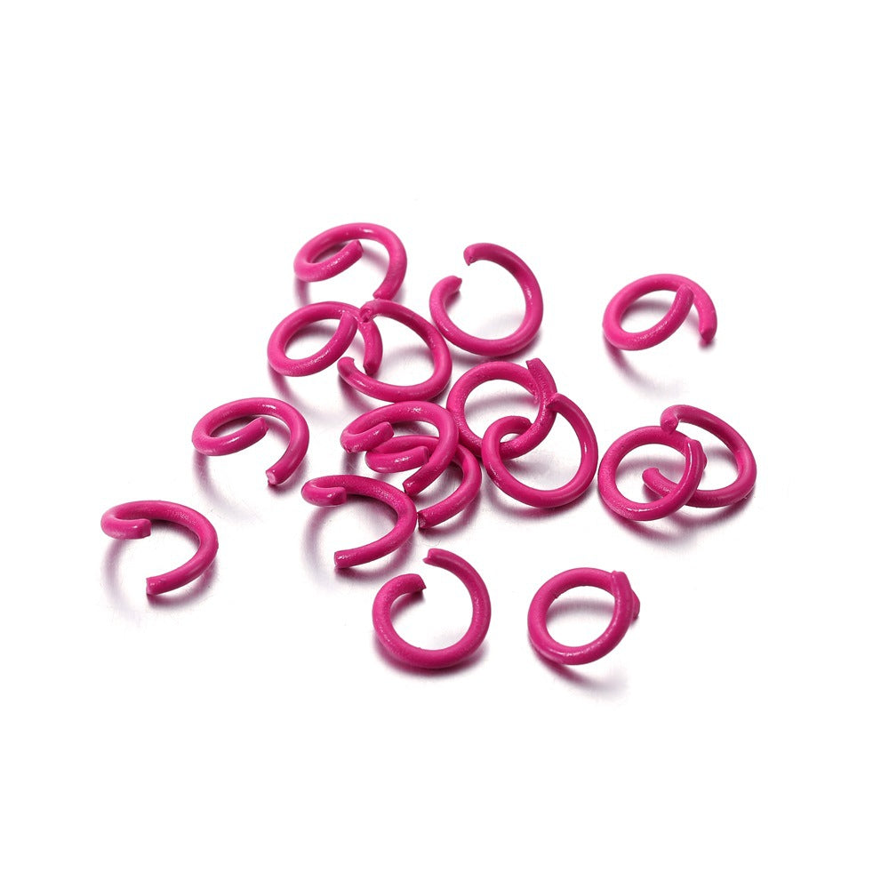Single Circle Paint Color Broken Small Hoop Jewelry Accessories