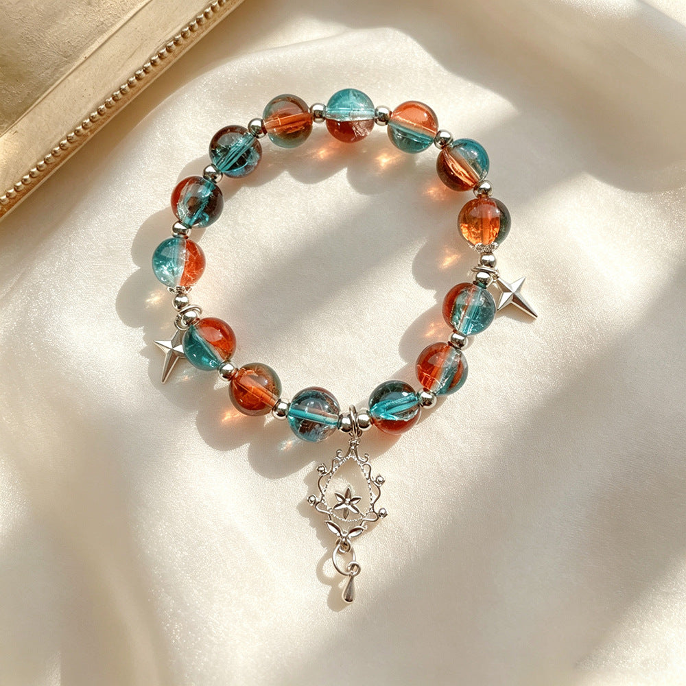 Summer Glaze Female Design Style High Sense Cultural Bracelets