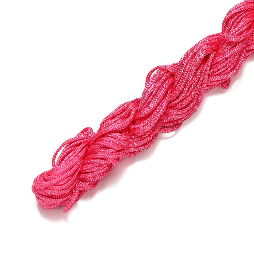Handmade Braided Jade Strand Red Rope Thread Chinese Knot Hanging Ornaments