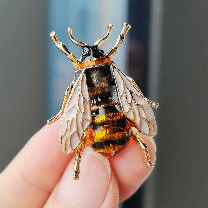 Animal Brooch Alloy Painting Oil Pin Brooches
