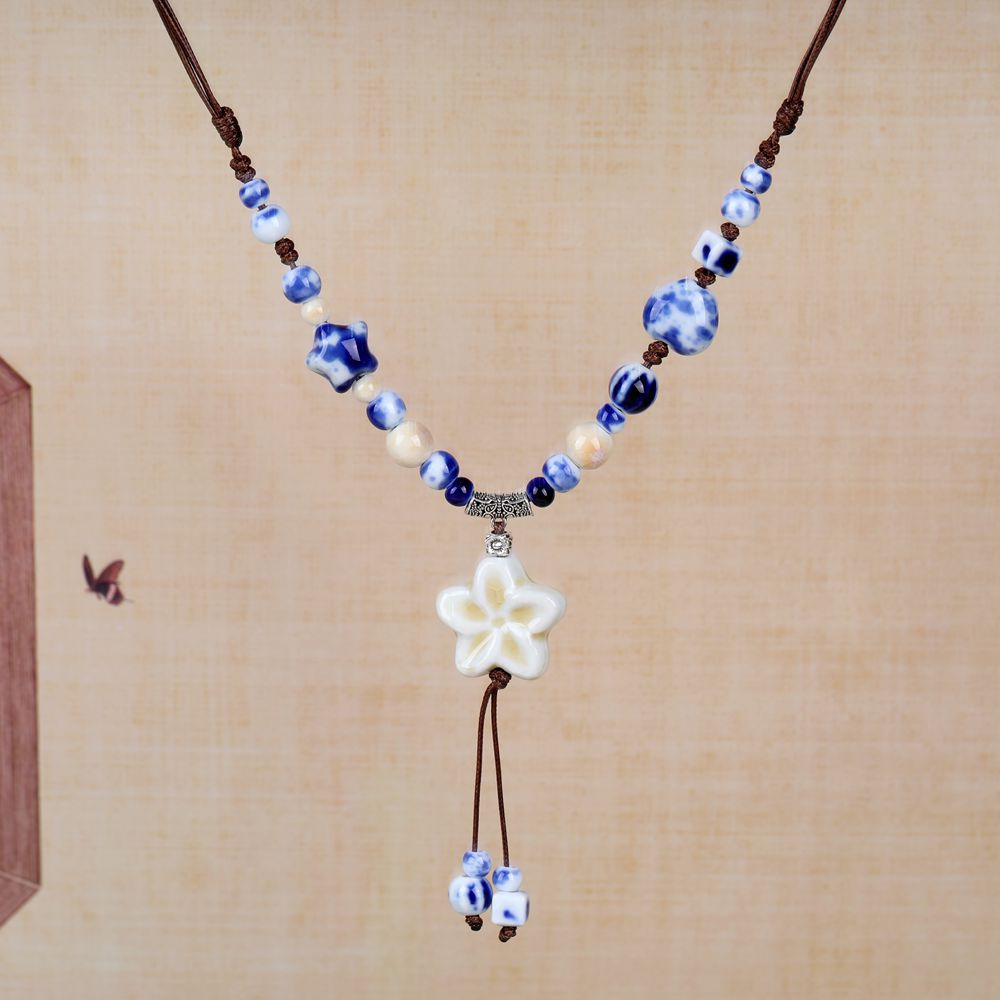 Chinese Ethnic Style Butterfly Niche Ancient Necklaces