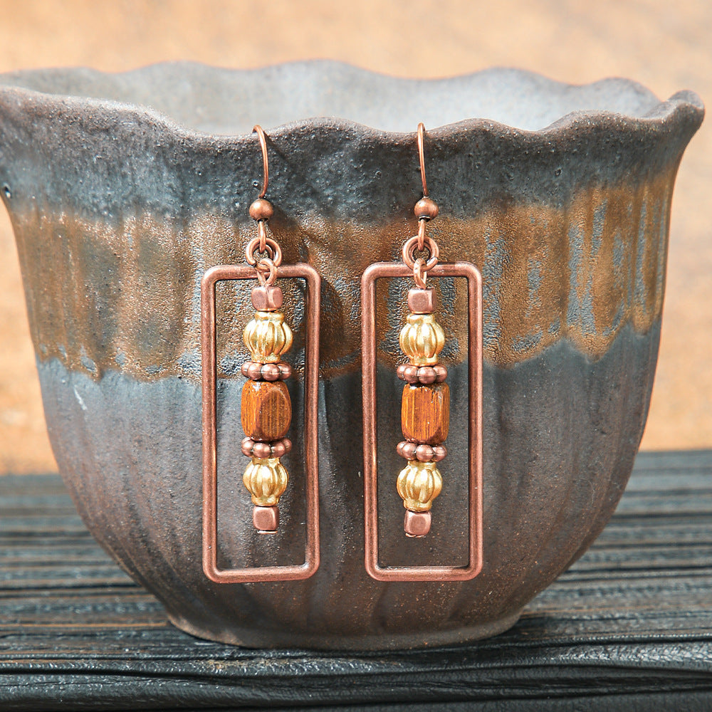 Attractive Antique Bohemian Ethnic Style Handmade Earrings