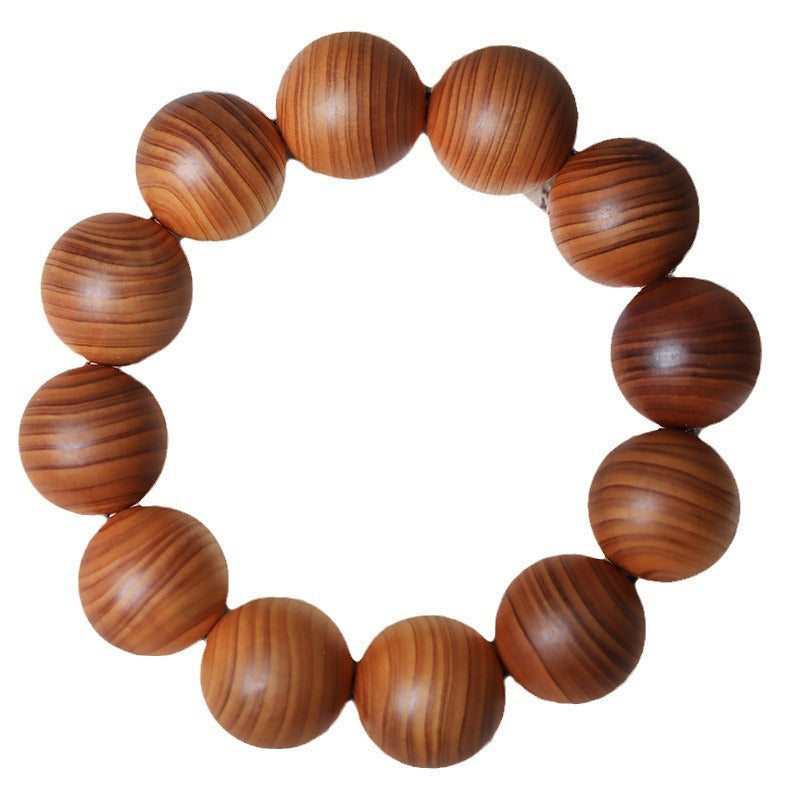 Men's Black High Oil Arborvitae Old Materials Bracelets