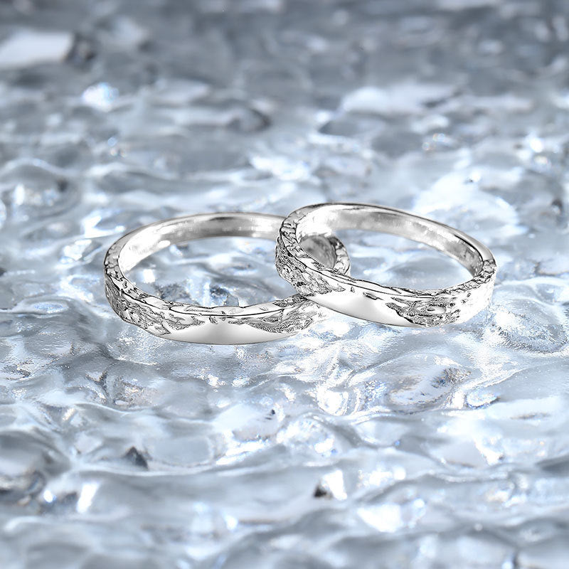 Like Junior High School Pair Design Closed Sterling Self-discipline Can Ring
