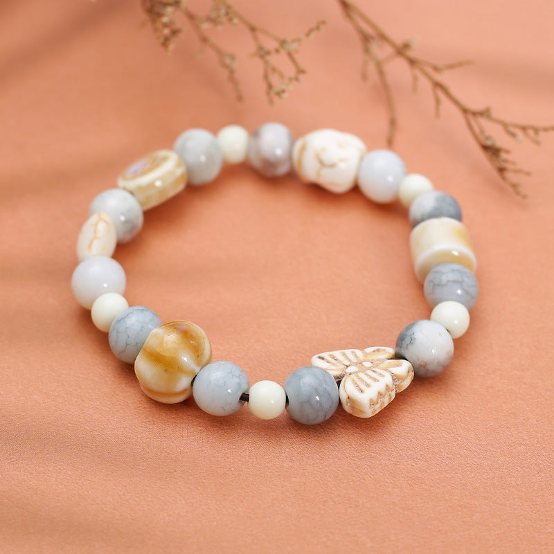 Stall Handmade Ceramic Pure Desire Wind Bracelet