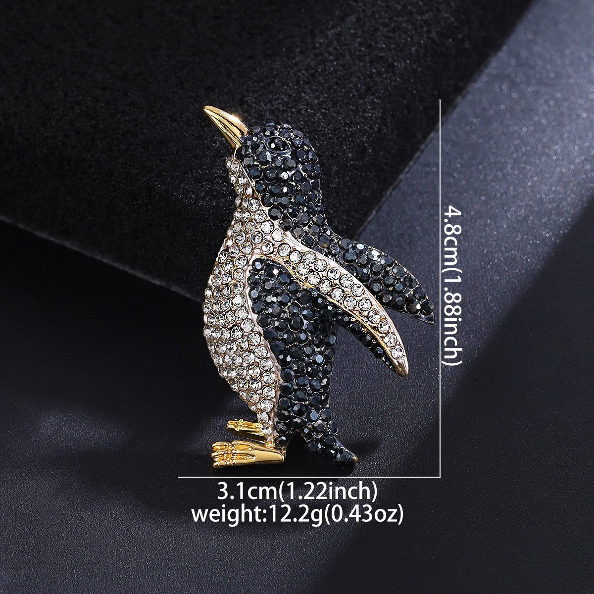 Women's & Men's Elegant Brooch Alloy Rhinestone Niche Design Business Corsage Brooches