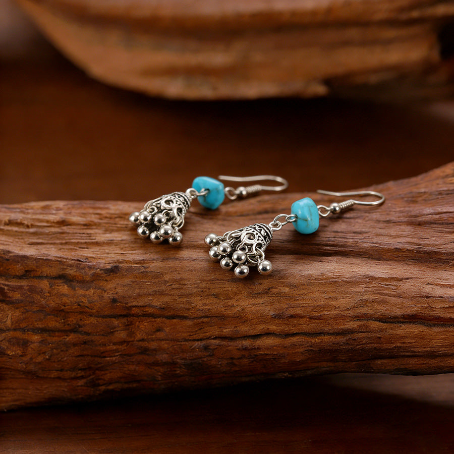 Women's Entry Lux Classical Bell Bird Cage Earrings