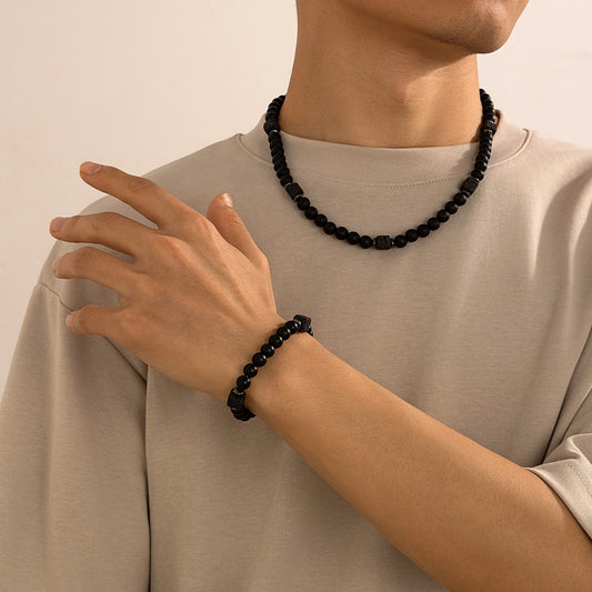 Men's Rock Hip Hop Niche High-grade Square Necklaces