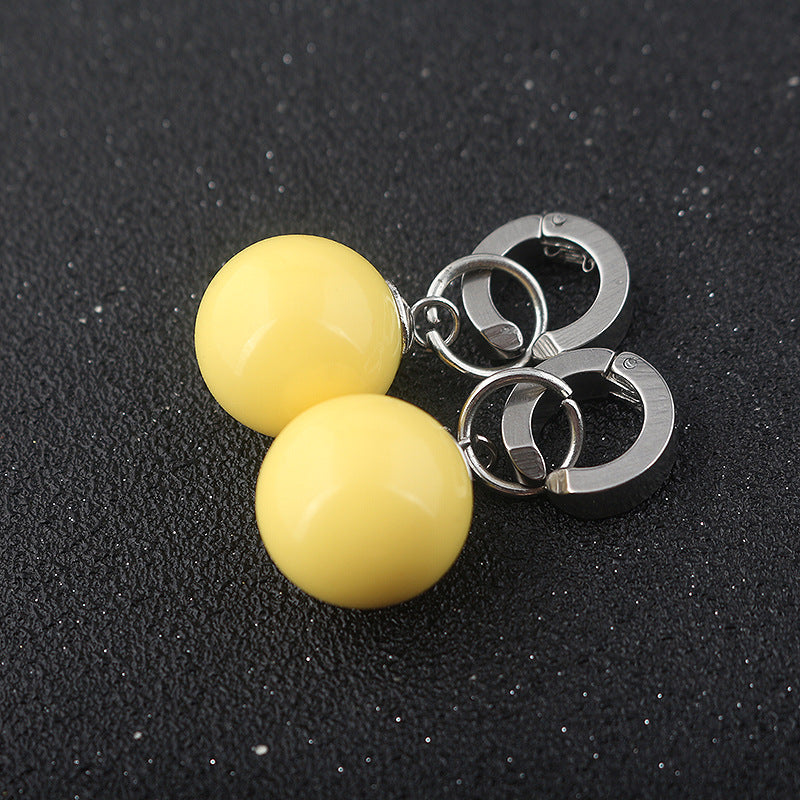 Anime Peripheral Dragon Ball Super Black Fit Space-time Without Ear Earrings