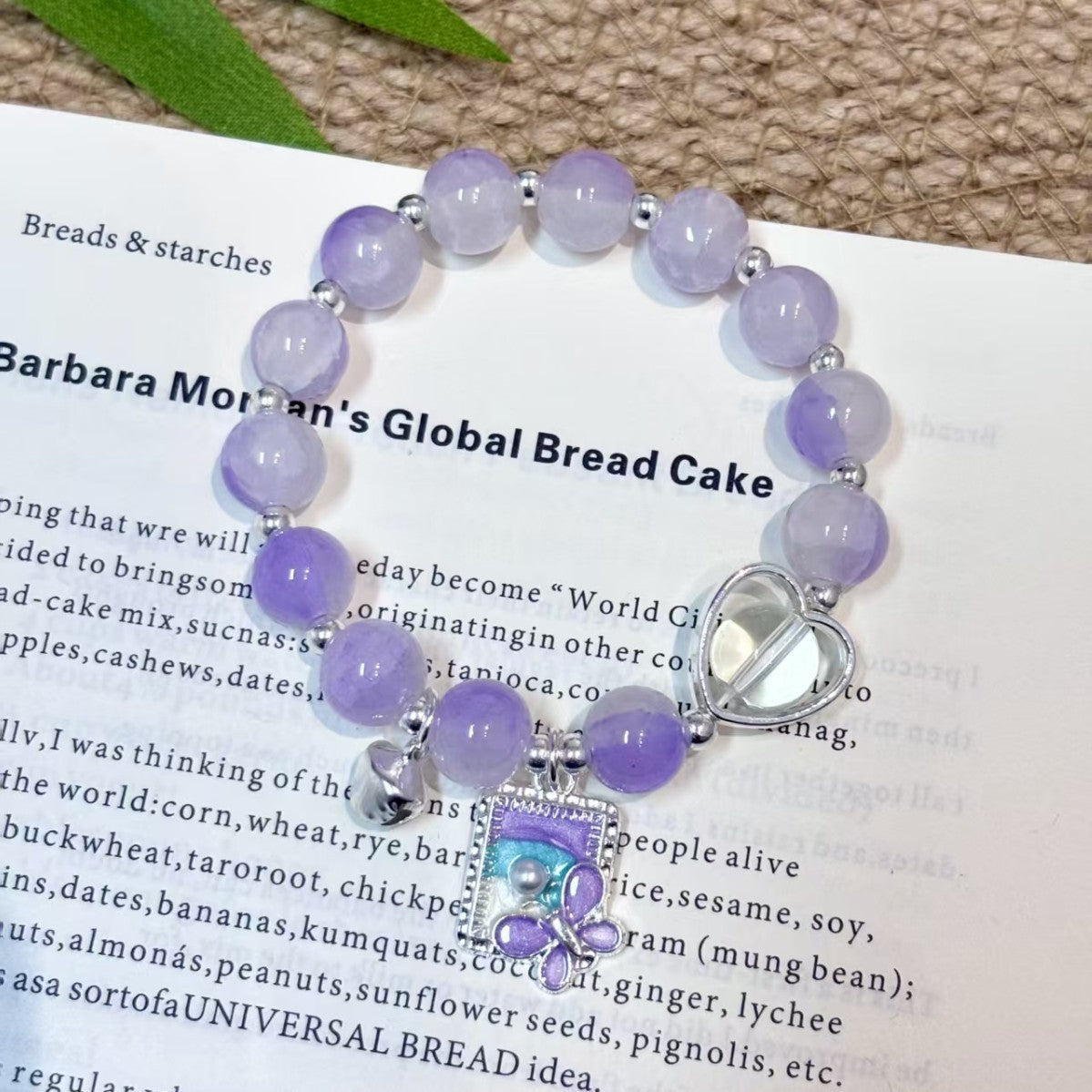 Colorful Butterfly Dream Love Beaded Bell Design Sense Get Couples Bracelet